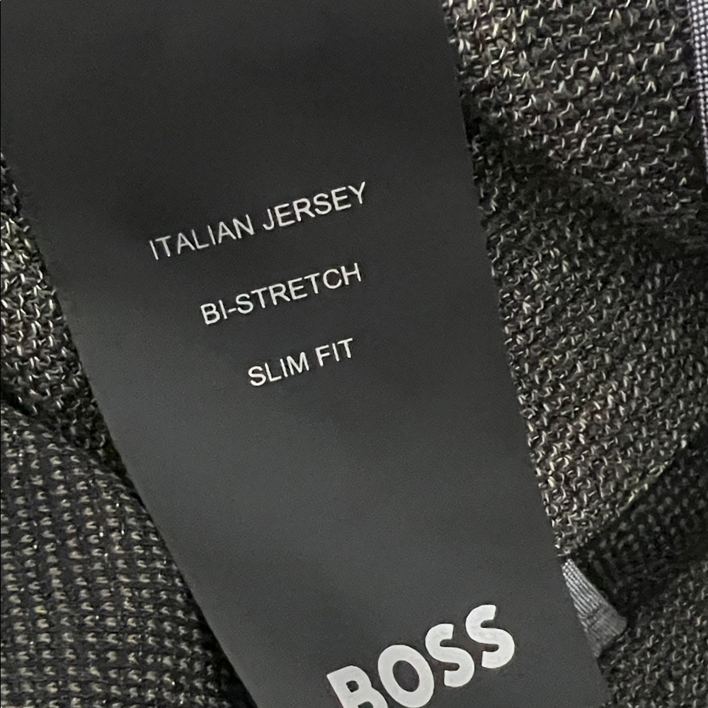 NWT Boss Hugo Boss Italian soft construction jersey slim fit sports coat sz 38 R - Picture 13 of 15